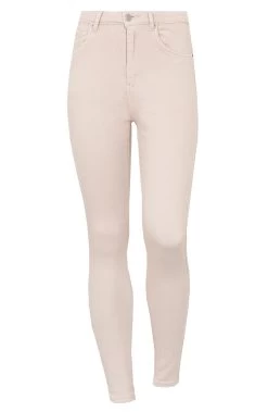 Skinny High Waist Jeans Beige 2.0 -Kleding Promotie Winkel Skinny High Waist Jeans Beige 2.0 586x900 1