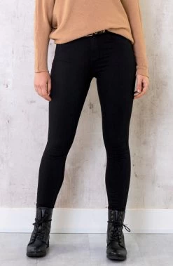 Skinny Jeans High Waist Zwart -Kleding Promotie Winkel Skinny Jeans High Waist Zwart 2 586x900 1