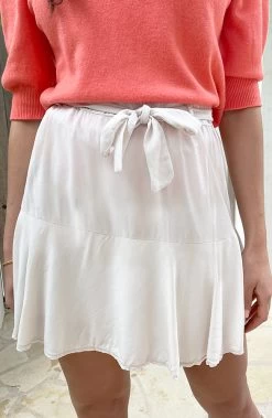 Skort Met Strik Light Beige