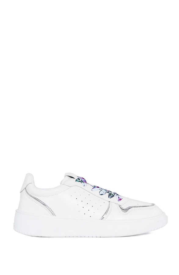 Sneaker Met Bloemen Veter Wit 4 Sneaker Met Bloemen Veter Wit - Afbeelding 2