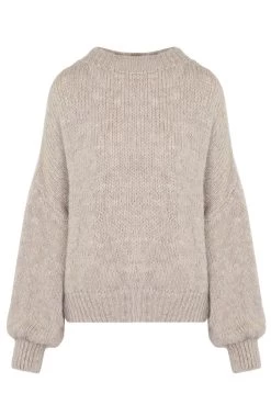 Soft Oversized Trui Beige -Kleding Promotie Winkel Soft Oversized Trui Beige 586x900 3