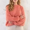 Soft Oversized Trui Koraal -Kleding Promotie Winkel Soft Oversized Trui Koraal 4 586x900 1