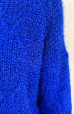 Soft Trui Geruit Kobalt -Kleding Promotie Winkel Soft Trui Geruit Kobalt 3 1 586x900 1