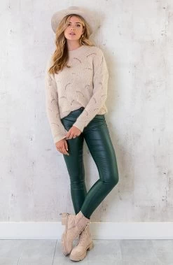 Soft Trui Pattern Beige -Kleding Promotie Winkel Soft Trui Pattern Beige 3 1 586x900 1