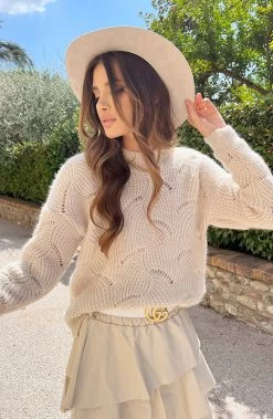 Soft Trui Pattern Beige