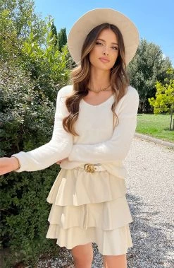 Soft Trui Slim Fit Ecru -Kleding Promotie Winkel Soft Trui Slim Fit Ecru 3 586x900 2