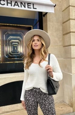 Soft Trui Slim Fit Ecru -Kleding Promotie Winkel Soft Trui Slim Fit Ecru 5 586x900 1