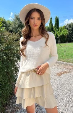 Soft Trui Slim Fit Ecru -Kleding Promotie Winkel Soft Trui Slim Fit Ecru 586x900 2