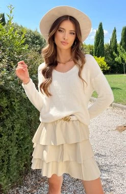 Soft Trui Slim Fit Ecru -Kleding Promotie Winkel Soft Trui Slim Fit Ecru 7 586x900 1