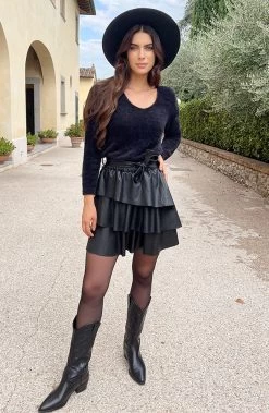 Soft Trui Slim Fit Zwart -Kleding Promotie Winkel Soft Trui Slim Fit Zwart 1 586x900 1