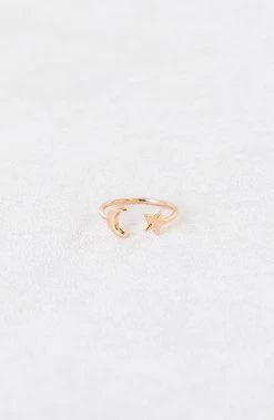 Starlight Moon Ring Koper Goud -Kleding Promotie Winkel Starlight Moon Ring Koper Goud 586x900 1