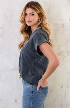 Stonewash T-shirt Fearless Tour Lila -Kleding Promotie Winkel Stonewash T shirt Fearless Tour Lila 5 586x900 1