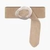 Suede Riem Gouden Gesp Beige -Kleding Promotie Winkel Suede Riem Gouden Gesp Beige 586x900 1