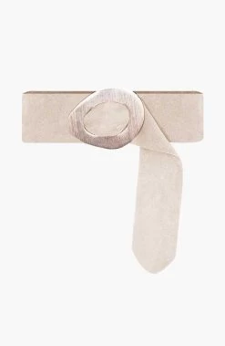 Suede Riem Gouden Gesp Light Beige -Kleding Promotie Winkel Suede Riem Gouden Gesp Light Beige 586x900 1