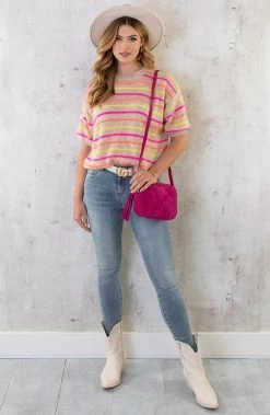 Suede Tas Met Rits Fuchsia -Kleding Promotie Winkel Suede Tasje Met Rits Fuchsia 1 586x900 1