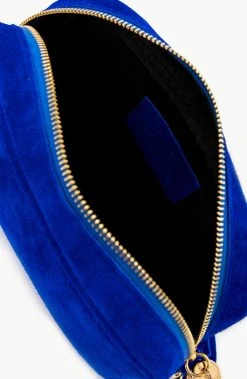 Suede Tas Met Rits Kobalt -Kleding Promotie Winkel Suede Tasje Met Rits Kobalt 1 586x900 1