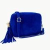 Suede Tas Met Rits Kobalt -Kleding Promotie Winkel Suede Tasje Met Rits Kobalt 2 586x900 1