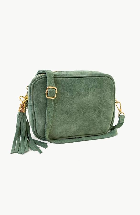 Suede Tas Met Rits Mint 3 Suede Tas Met Rits Mint