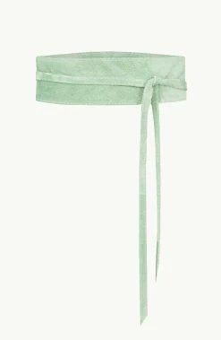Suede Wikkelriem Dust Mint