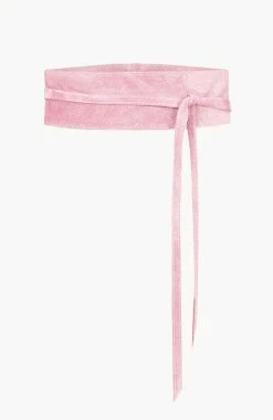 Musthave Deal Suede Wikkelriemen -Kleding Promotie Winkel Suede Wikkelriem Dust Pink 586x900 2