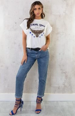 T-Shirt Eagle Kobalt -Kleding Promotie Winkel T Shirt Eagle Kobalt 2 586x900 1