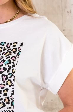 T-Shirt Panter Metallic Multicolor -Kleding Promotie Winkel T Shirt Panter Metallic Multicolor 1 586x900 1