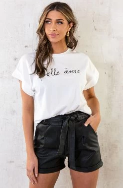 T-shirt Belle Ame Black 10 T-shirt Belle Ame Black -Kleding Promotie Winkel T shirt Belle Ame Black 2 586x900 1