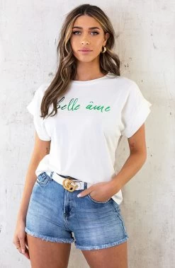 T-shirt Belle Ame Bright Green