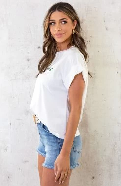 T-shirt Belle Ame Bright Green -Kleding Promotie Winkel T shirt Belle Ame Bright Green 5 586x900 1