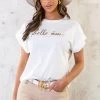 T-shirt Belle Ame Rosé -Kleding Promotie Winkel T shirt Belle Ame Ros 2 586x900 1