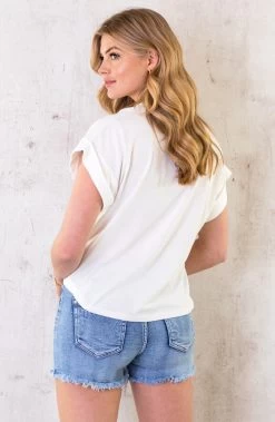 Tiger Bliksem Top Neon Roze Ecru -Kleding Promotie Winkel Tiger Bliksem Top Neon Roze Ecru 1 586x900 1