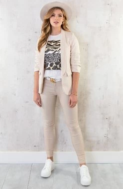 Top Animal Print Metallic Zwart -Kleding Promotie Winkel Top Animal Print Metallic Zwart 6 586x900 1