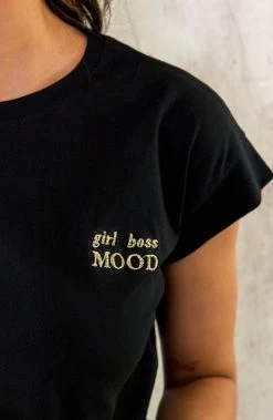 Top Girl Boss Mood Zwart Goud -Kleding Promotie Winkel Top Girl Boss Mood Zwart Goud 586x900 1
