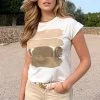 Top Metallic Beige -Kleding Promotie Winkel Top Metallic Beige 6 586x900 2