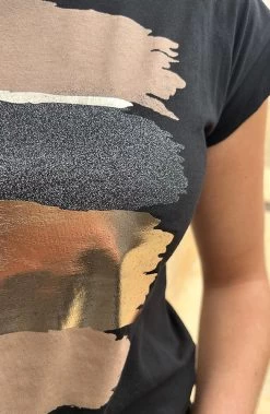 Top Metallic Zwart -Kleding Promotie Winkel Top Metallic Zwart 6 586x900 1