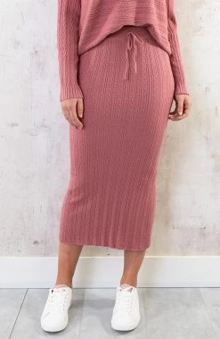 Twinset Kabelpatroon Roze -Kleding Promotie Winkel Twinset Kabelpatroon Roze 5 1 586x900 1