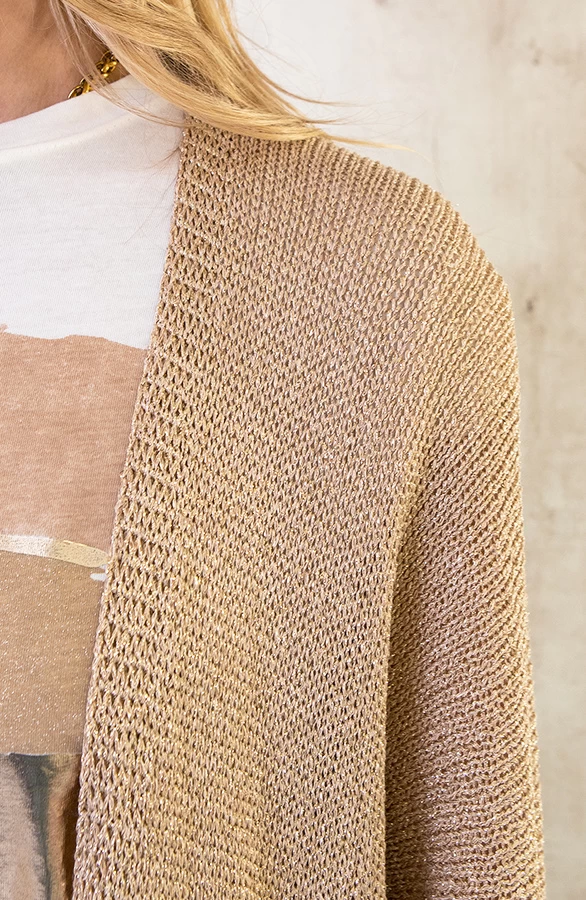 Vest Lurex Goud 9 Vest Lurex Goud - Afbeelding 7