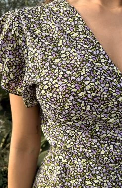 Wikkel Jurk Bloemen Paars -Kleding Promotie Winkel Wikkel Jurk Bloemen Paars close 586x900 1