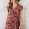 Wikkel Jurk Cheetah Koraal -Kleding Promotie Winkel Wikkel Jurk Cheetah Koraal 3 586x900 1