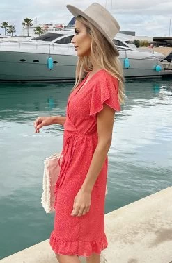 Wikkel Jurk Leopard Fuchsia -Kleding Promotie Winkel Wikkel Jurk Leopard Fuchsia 2 586x900 1