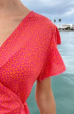 Wikkel Jurk Leopard Fuchsia -Kleding Promotie Winkel Wikkel Jurk Leopard Fuchsia 586x900 1