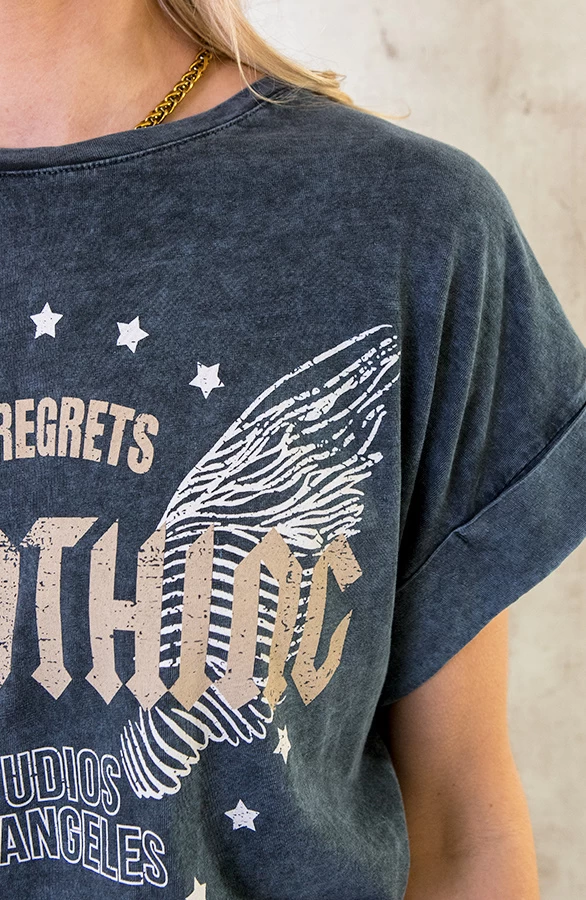 Stonewash T-shirt Wild Thing Beige 9 Stonewash T-shirt Wild Thing Beige - Afbeelding 7