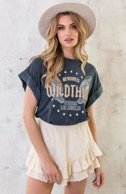 Stonewash T-shirt Wild Thing Beige 11 Stonewash T-shirt Wild Thing Beige -Kleding Promotie Winkel Wildthing Stonewash Top Beige 6 586x900 1