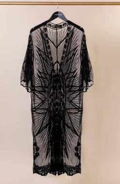 Kimono Ster Zwart -Kleding Promotie Winkel kimono ster zwart 586x900 1